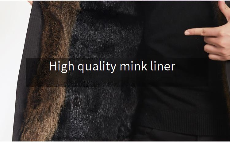 Premium nertsbontparka voor heren met wasbeercapuchon – slim fit, middellange winterjas (L-5XL, zwart/legergroen, waterdichte buitenkant)_voghion.com