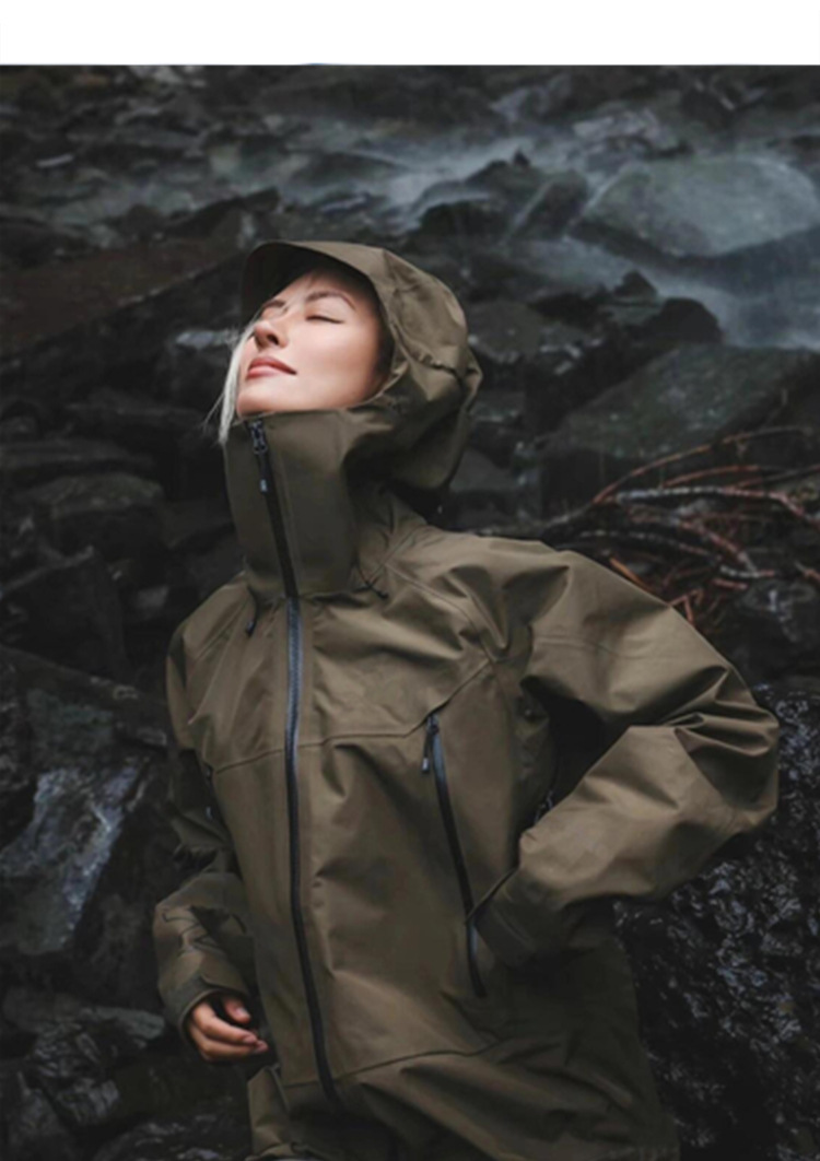 NOKO-Explore Planet Outdoor Fully Laminated Jacket Hard Shell Windproof Waterproof Mountaineering Three-Layer Laminated Ski Suit_voghion.com