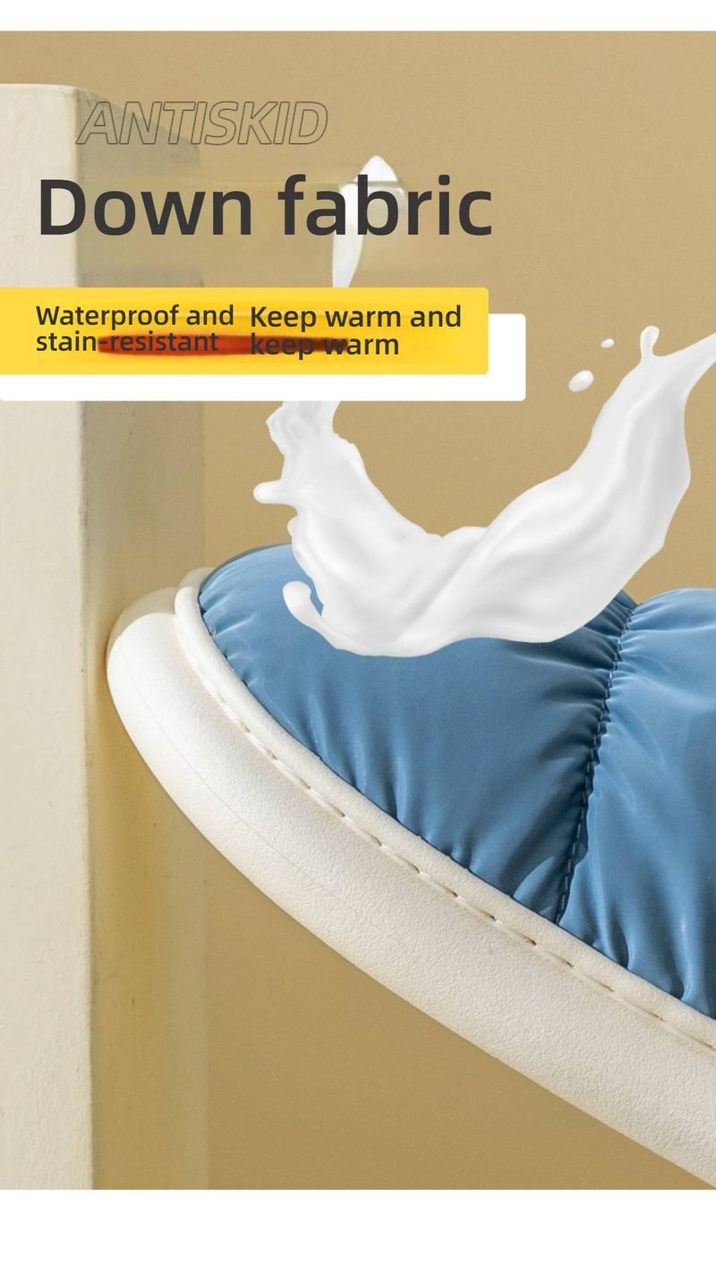 Plüschige Winterpantoffeln – Wasserabweisende, fleecegefütterte Hausschuhe mit rutschfester Sohle für Damen und Herren (Weich und kuschelig, verschiedene Farben)_voghion.com