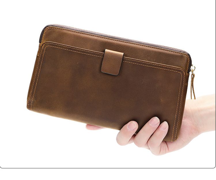 Men's Leather, Casual Cowhide Handbag, Business Envelope Bag, Fashion Men's Handbag_voghion.com