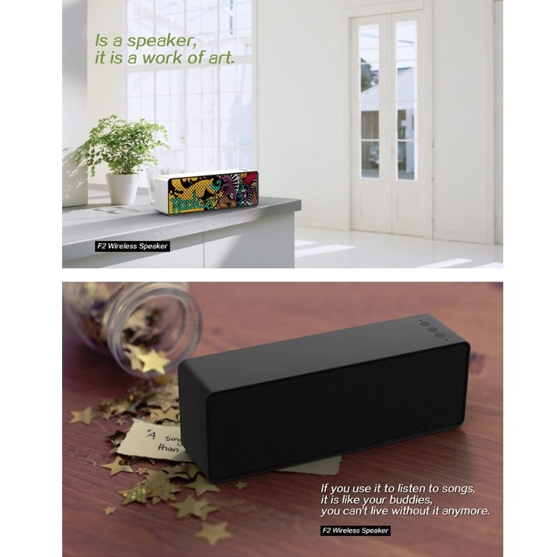 F2 Mini draadloze computerkaart subwoofer Bluetooth-luidspreker (zilver)_voghion.com