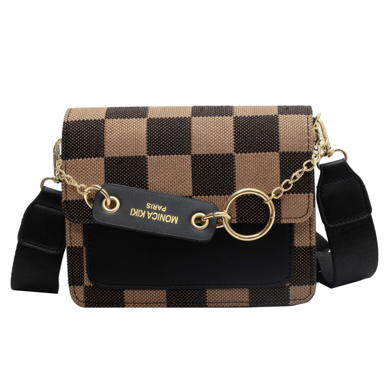 2023 New Trendy Crossbody Bag: Texture, Niche Small Square Bag, Fashionable and Versatile, One-Shoulder Armpit Bag_voghion.com