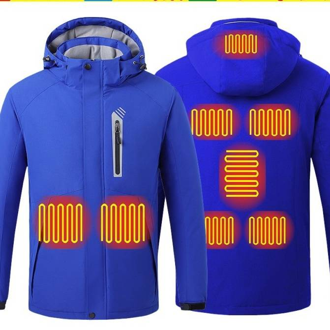 Herrenbekleidung Smart Heizmantel aus Baumwolle Konstante Temperatur Acht Zonen Heizjacke Dicker Heizmantel aus Baumwolle_voghion.com