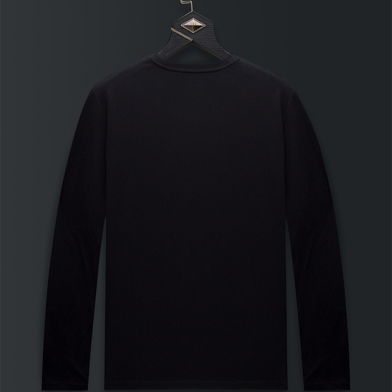 Herrenbekleidung Langarm-T-Shirt Herren Ins Trendy Hot Diamond Rabbit Vielseitige Kleidung Herren Trendy Marke Große Größe T-Shirt Herbst Slim Fit_voghion.com
