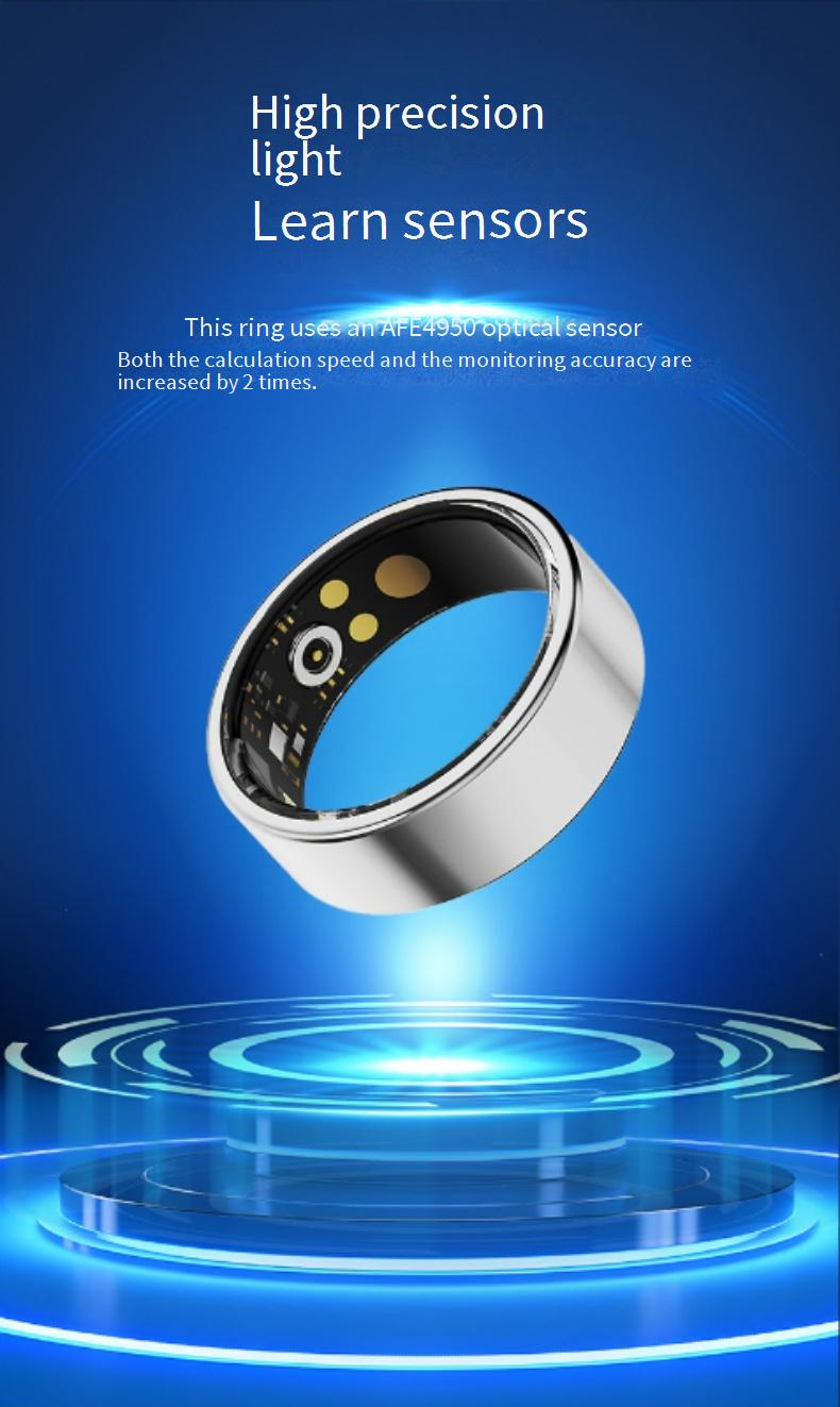 Other Consumer Electronics Smart Ring Black Technology Bluetooth Heart Rate Blood Pressure Health Monitoring Black Technology Waterproof Ring_voghion.com