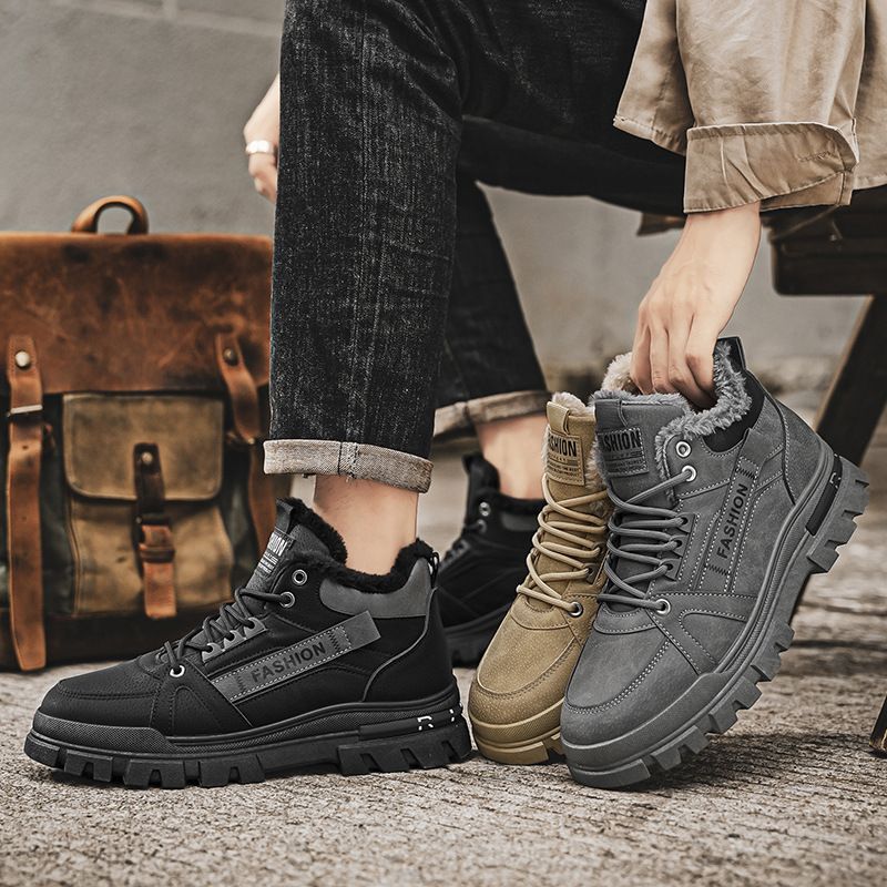 "2025. Autumn/Winter Warm Shoes, Men's Board Shoes, Sporty And Casual Men's Shoes._voghion.com