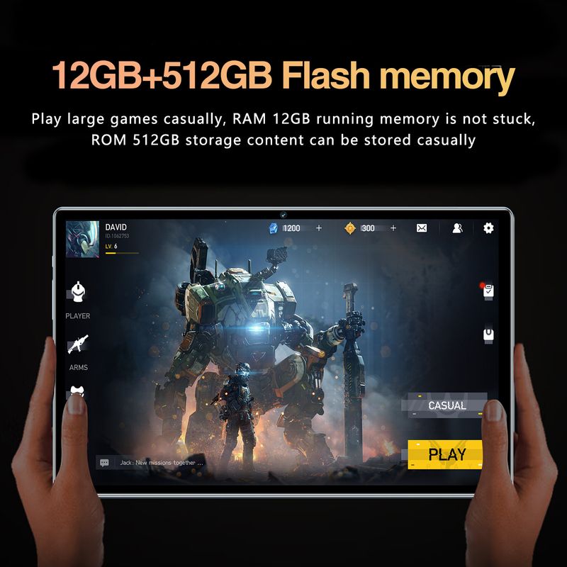 S50 10,1-Zoll-Android-Tablet mit 4G-Telefonie, Dual-SIM, 32 GB Speicher, Bluetooth, GPS und Retina-Display – Grau/Blau_voghion.com
