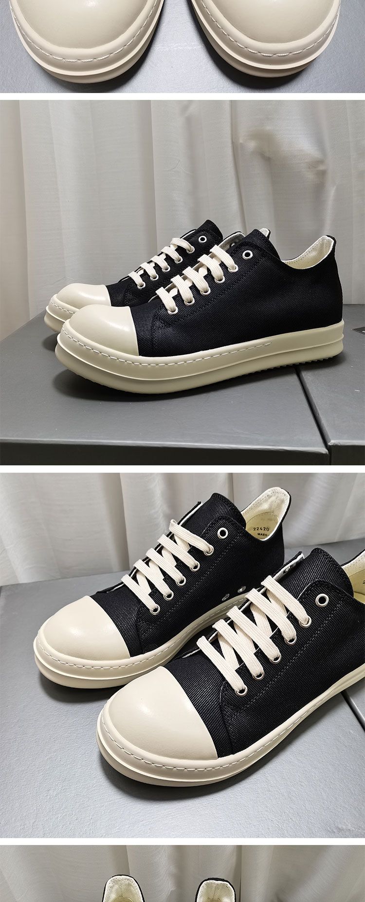 Heren Canvas Ademend Casual Sport Dikke Bodem Studenten Honderd Koppels Veterschoenen Boardschoenen Modieus Dagelijks_voghion.com