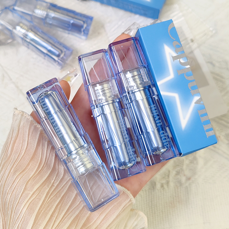 Rossetto a specchio Lucidalabbra lucido Rossetto liquido gelatinoso trasparente impermeabile e resistente Labbra cosmetiche Womon_voghion.com