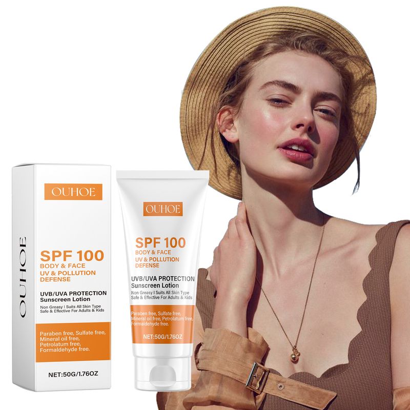 OUHOE lotion milde bescherming isolatie UV heldere beschermende crème_voghion.com