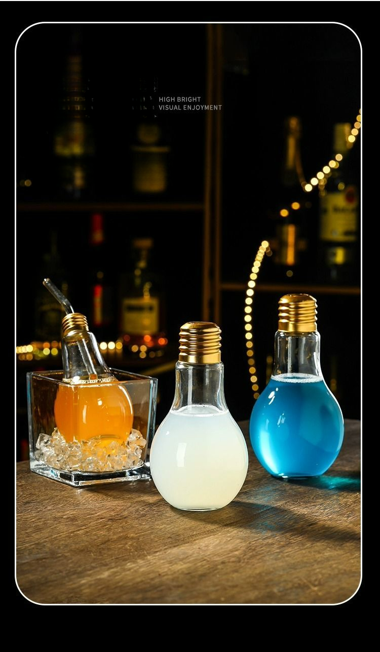 Creative Cocktail High-end Internet Celebrity Bar Drinkware Special Ins Straw Crystal High Appearance Glass Cup_voghion.com