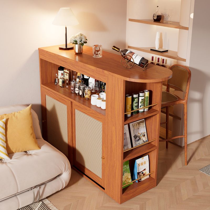 Barre aperte con fronte in rattan 138-193x104cm_voghion.com
