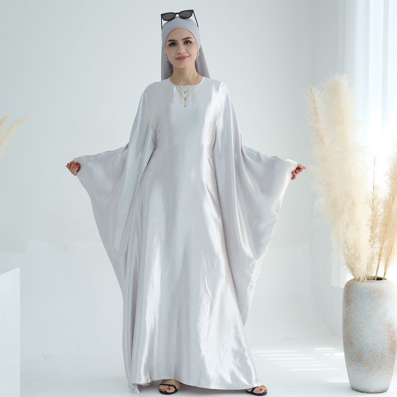 Dámské oblečení blízkovýchodní lesklé šaty abaya_voghion.com