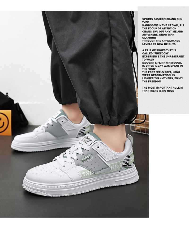 2024 neue männliche erwachsene student mode trend freizeit sport bord kleine weiße männer trendige schuhe_voghion.com