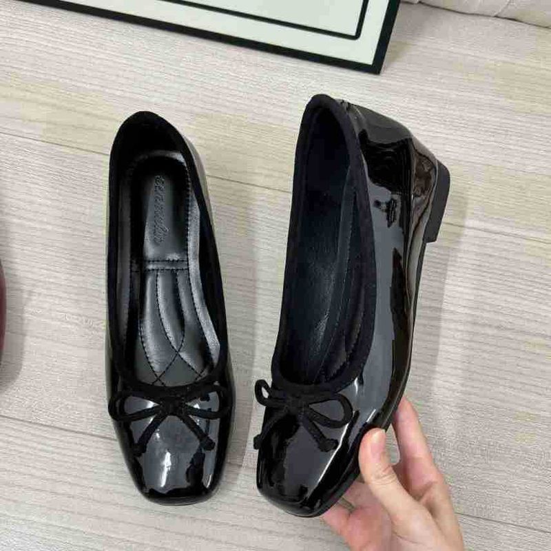 Französische kleine Erhöhung Ballett Einzelschuhe 2024 Sommer neue Mary Jane High Heel rote Lederschuhe_voghion.com