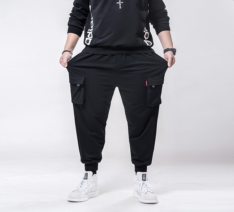 Men's Clothes Organ Bag Long Sweatpants Casual Pants Small Foot Pants_voghion.com