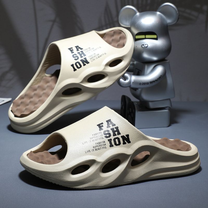 Dicke Sohle mit dem Gefühl, im Sommer auf Kot zu treten, für Männer, geeignete Sportbekleidung für draußen, coole Hausschuhe für zu Hause_voghion.com