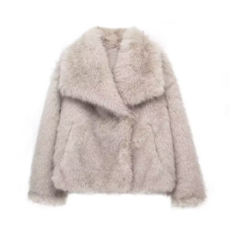 Damen Lammwolle Verdickter Mantel Für Frauen Herbst Neuer Pelzmantel_voghion.com