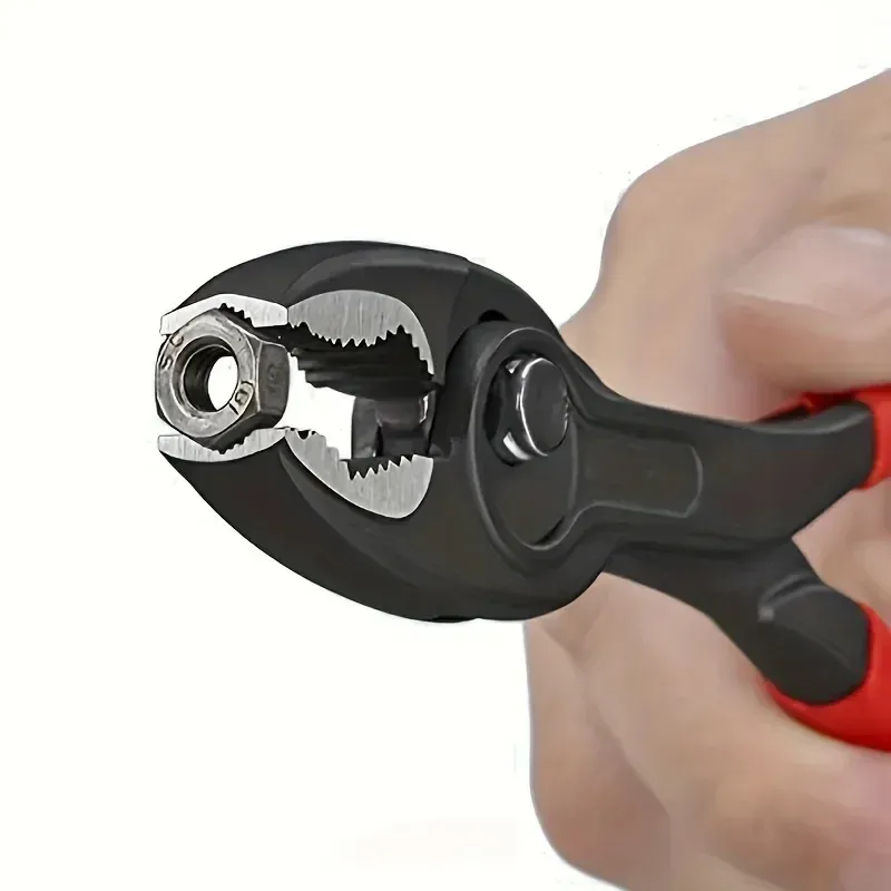 8palcové kleště na pojistné kroužky Multifunkční kleště pro domácí opravy z nerezové oceli s velkým otvorem na trubky a dráty_voghion.com