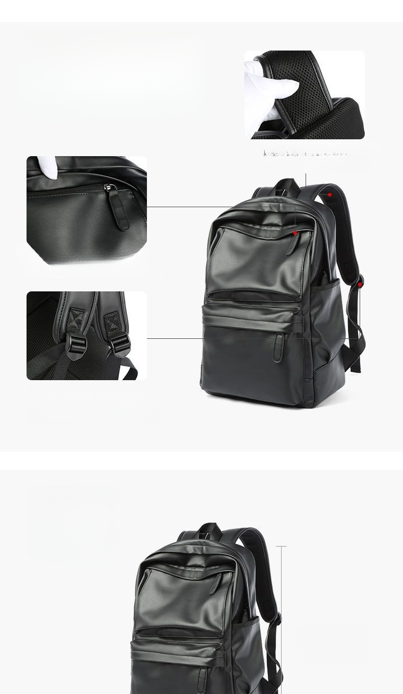 Herren Casual Leder Modetrend Große Kapazität Reise Student Laptop Tasche 2025 Frühling und Sommer Neue Mode Vielseitig Casual Täglich_voghion.com