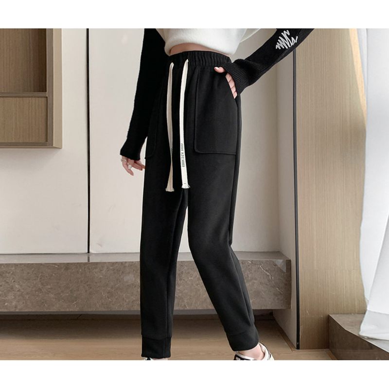 Dickere Hose für Damen, neue wind- und kältedichte Thermohose für den Winter, hochwertige Freizeit-Sporthose_voghion.com