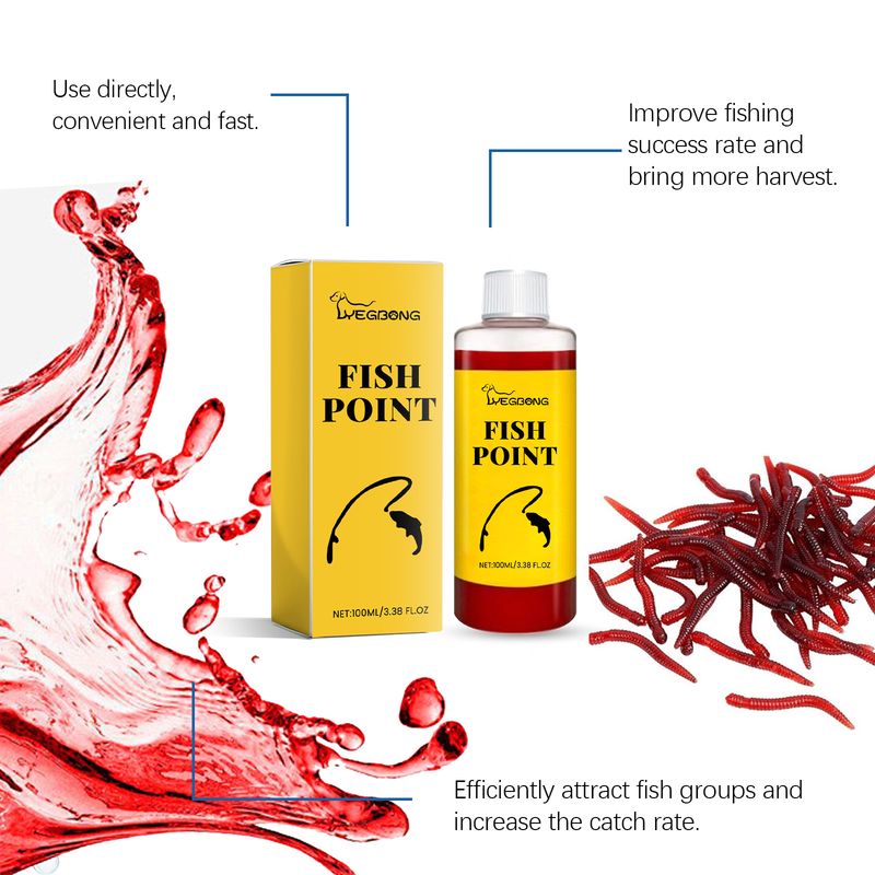 Yegbong Red Worm Bait Feed Nutrient Wild Fishing Attractant Fish Lure Agent_voghion.com