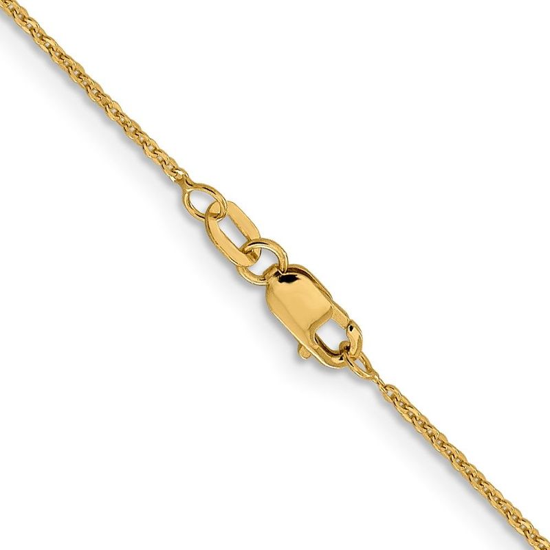 14K 1.1mm Flat Cable Chain_voghion.com