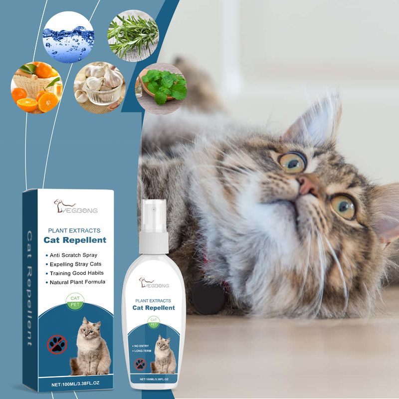 Yegbong Indoor Cat Repellent Spray Pet Repellent To Keep Cats Out Of Bed Indoor Cat Repellent Spray_voghion.com