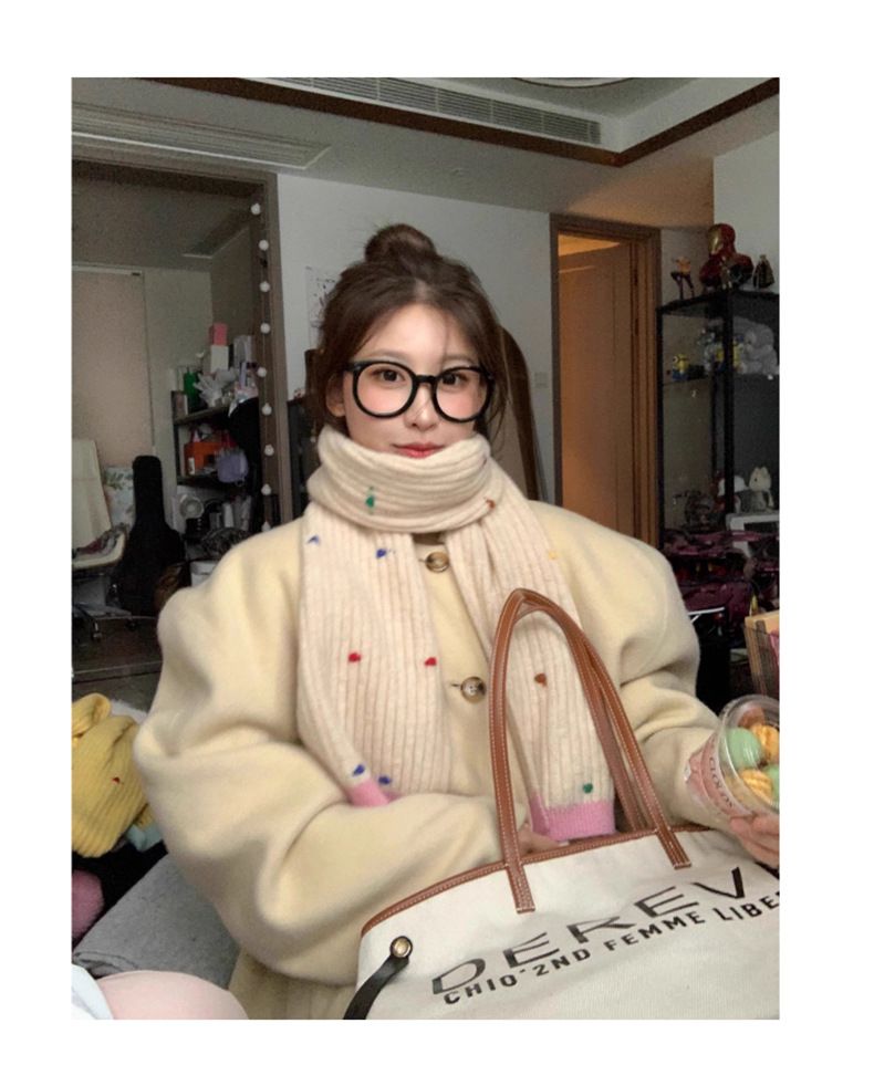 Bufanda de mujer para invierno 2025, nueva y cálida, ideal como regalo de cumpleaños para parejas, chal para el cuello, accesorios para exteriores._voghion.com