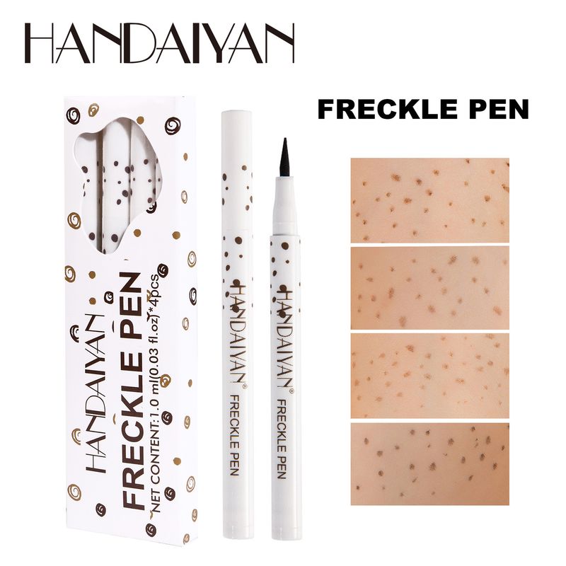 Handaiyan Set di simulazione naturale Display Penna per lentiggini per trucco viso impermeabile facile da colorare_voghion.com