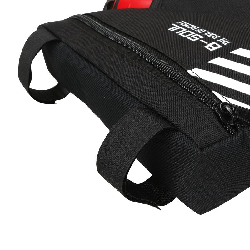 B-SOUL Bicycle Mountain Bike Saddle Can Hold Water Bottle Top Tube Bag Triangle Tool_voghion.com