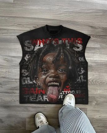 Ins2025 Frühling Sommer Neue Trendy Rundhals Weste Baumwolle WHO Ausländischen Kinder Gedruckt Top Heißer Verkauf_voghion.com