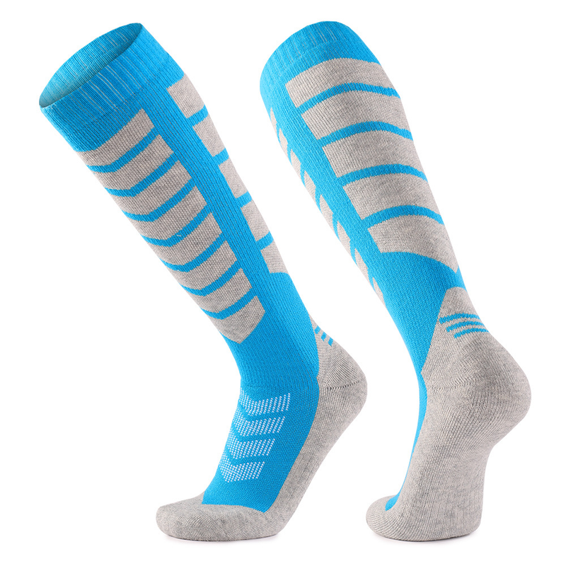 Mingjun Thickened Terry Ski Men And Women Thermal Winter Merino Wool High Tube Snow Socks_voghion.com