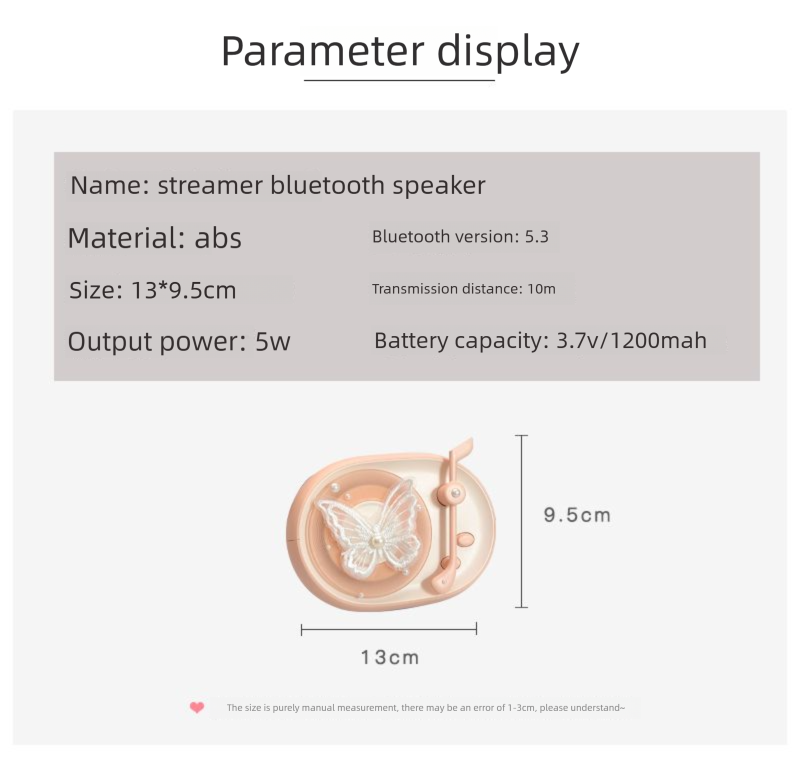 Głośnik Bluetooth Shouxing Flowing Niche o wysokiej wartości, atmosfera, lampka nocna, prezent urodzinowy dla dziewcząt, festiwal Qixi_voghion.com