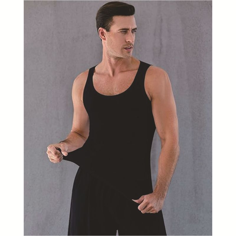 Cross-border New Lift Men's Body Shaping Vest Slim Body Shaping Waist Abdominal Tightening Thin Intimates TV Export_voghion.com