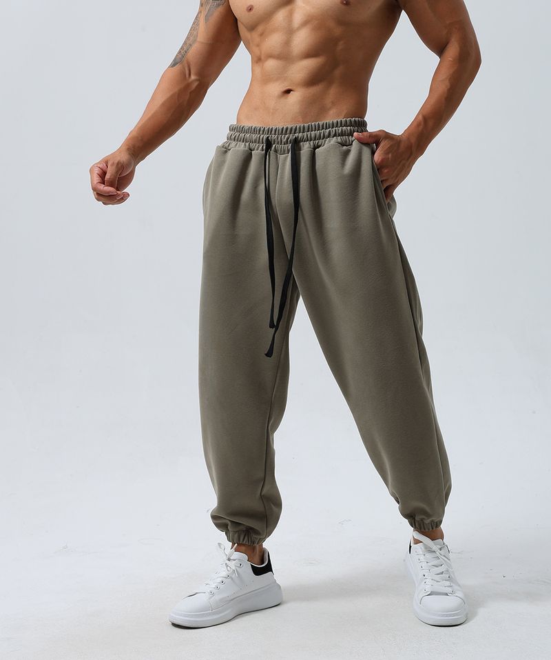 Men's Athletic Jogger Pants With Drawstring Waist - Stretchy Comfortable Workout Running Training Trousers For Gym Outdoor Casual Wear_voghion.com