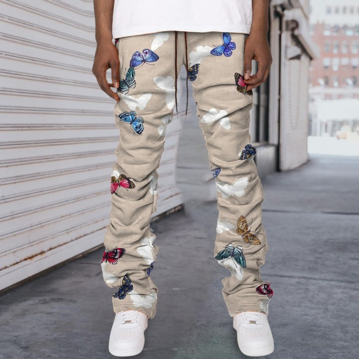 Spring Plus-size Men's Slacks Men's Slacks Men's Straight-leg Pants_voghion.com