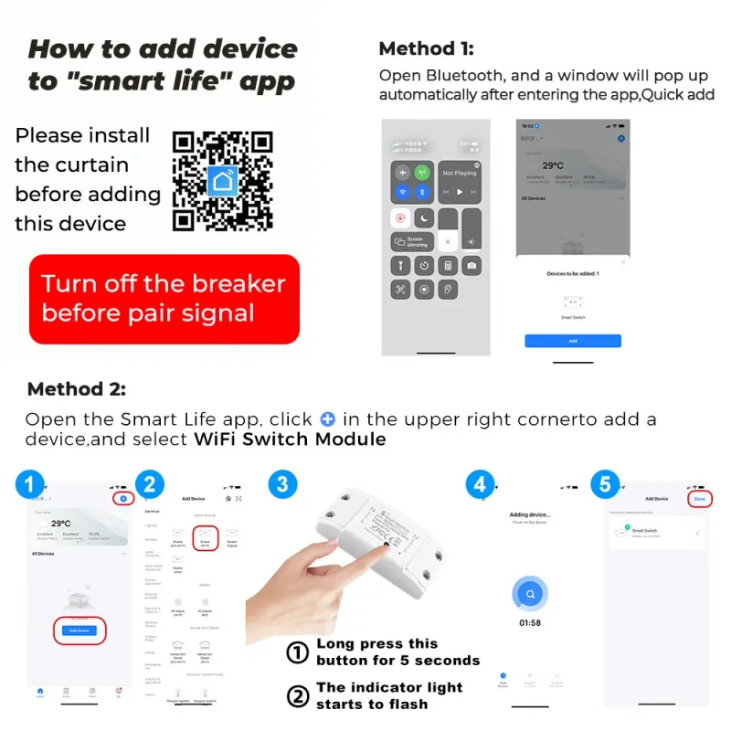 Tuya WiFi Switch Mini Universal Breaker Smart Life Wireless Remote Control Works With Alexa Google Home Yandex Alice_voghion.com