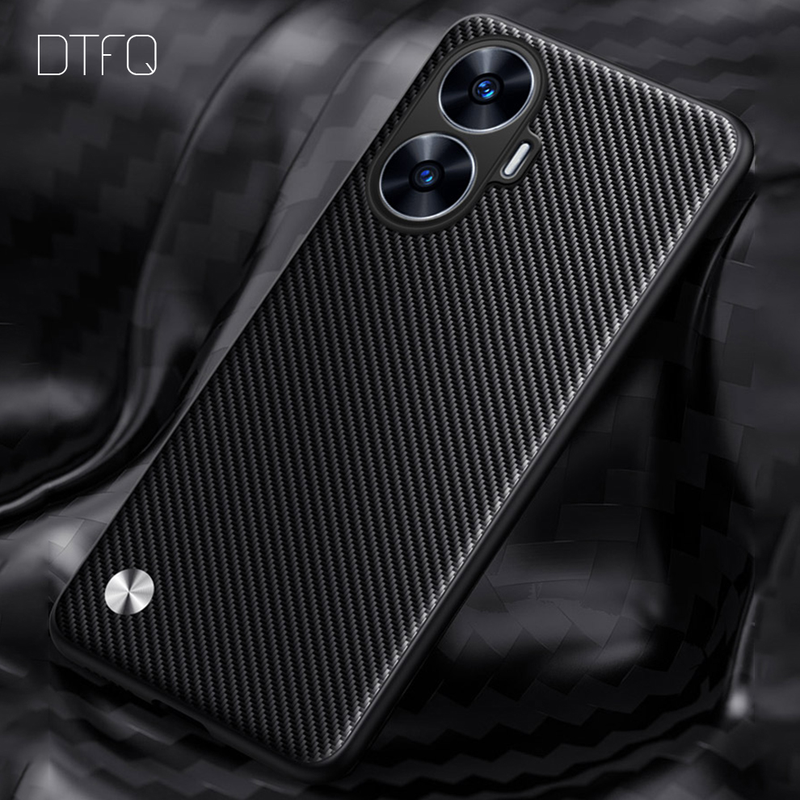 Fodral för realme C55 Bakstycke Coque Funda Stötsäkert fodral för OPPO realme C53 Läderfodral för realme C55_voghion.com