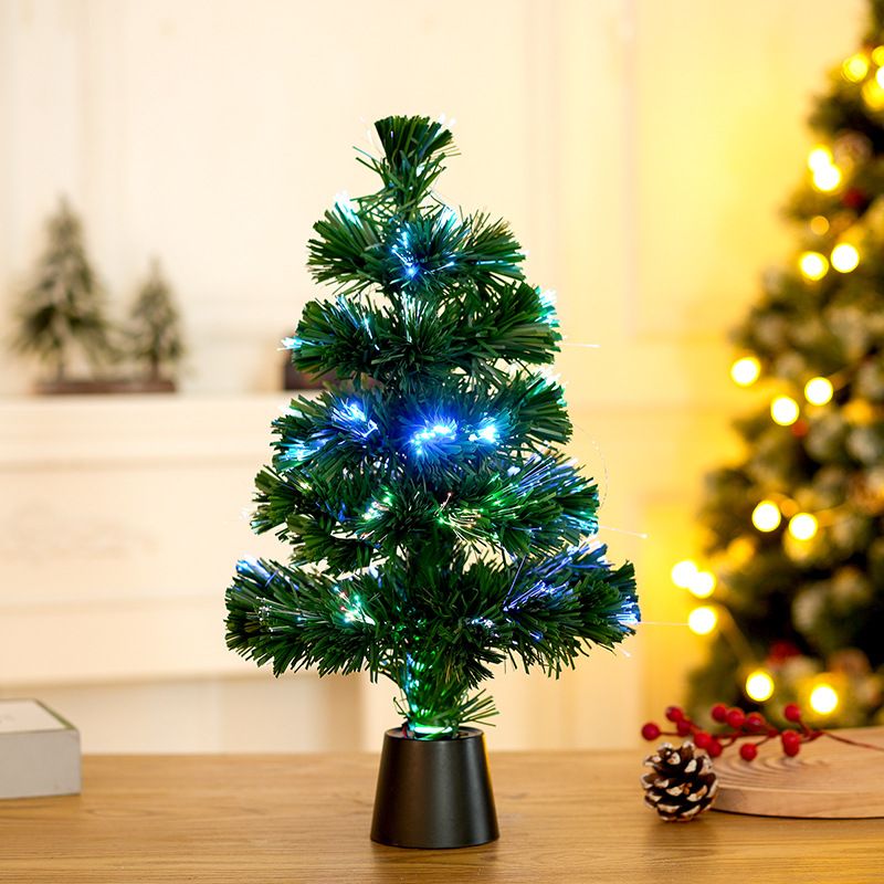 Hot Selling Colorful Fiber Optic Glowing Christmas Tree Festive Mall Hotel Window Decoration Arrangement_voghion.com