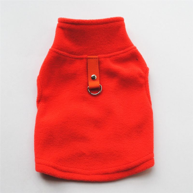 Abbigliamento per animali domestici diretto dalla fabbrica, per cani, autunno e inverno, in pile polare, fibbia di trazione, 27 colori brevettati, saranno oggetto di indagine_voghion.com