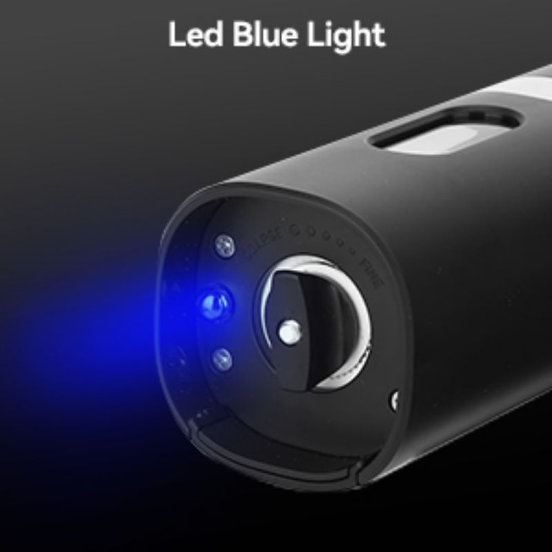 1/2 STÜCKE Elektrische Salz- und Pfeffermühle Set Automatische USB-C Wiederaufladbare Einstellbare Grobheit Einhandbedienung LED Licht Urlaub Geschenk149_voghion.com