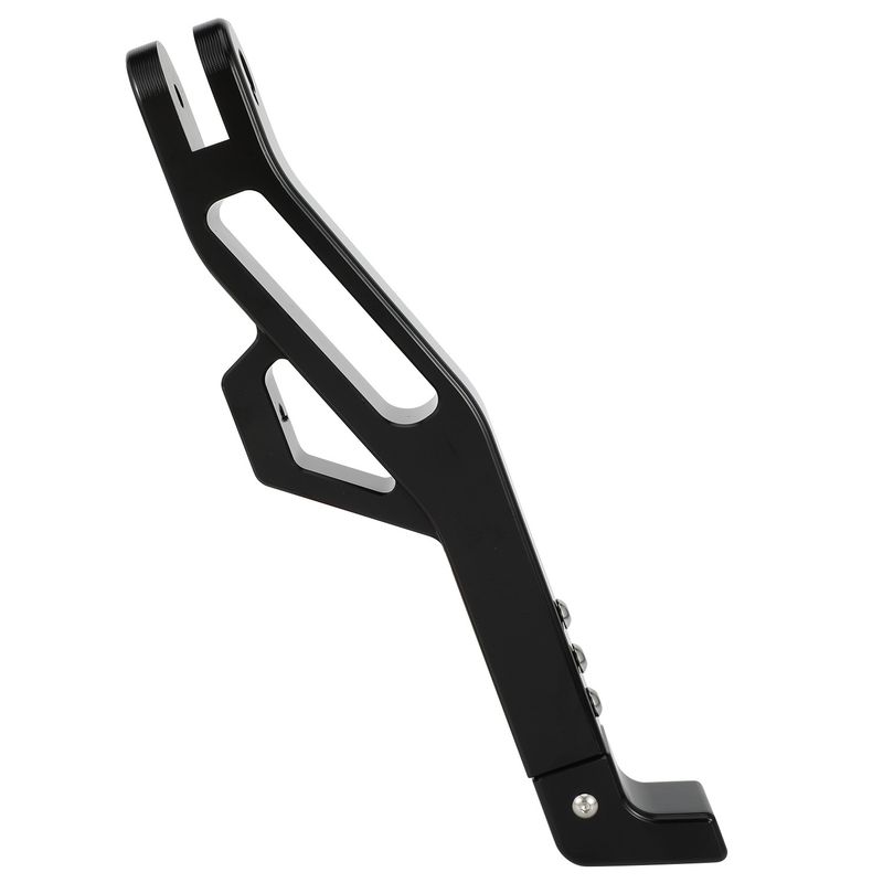Verstelbare zijstandaard voor motorfietsen voor aangepaste motormodificaties - Robuuste, stabiele ondersteuning (goud/paars, lengte 32 cm)_voghion.com