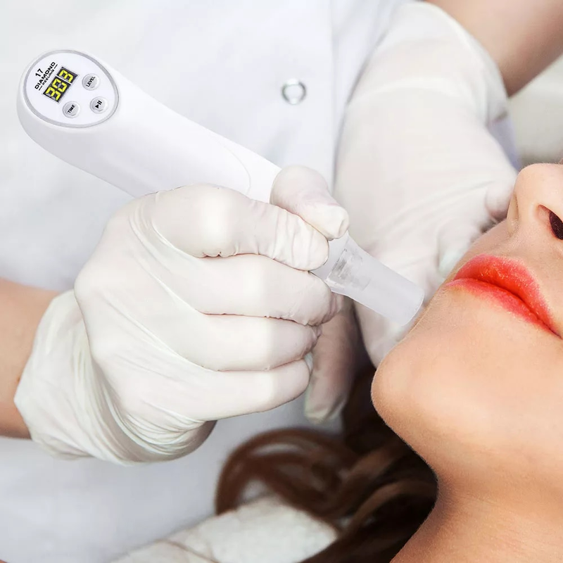 Diamond Microdermabrasion Digital Vacuum Meeter Cleaner Facial Acne Marks Removal hine Deep Cleansing Pores Sk_voghion.com