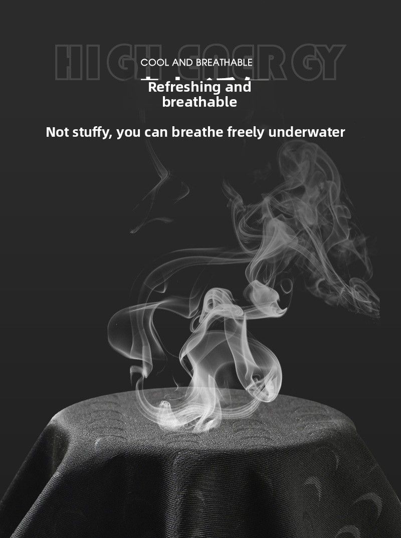 Men's Shark Skin Polyester Swimwear Swim Trunks Five-Point Shorts Quick-Dry Anti-Embarrassment Loose Fit Plus_voghion.com