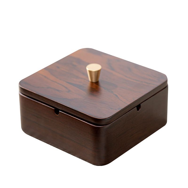 Posacenere in legno massello per la casa, nuovo stile cinese, sensazione di alta qualità per soggiorno, ufficio, uso commerciale, grandi dimensioni,_voghion.com