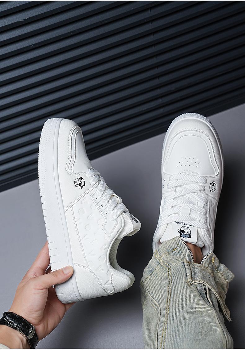 Leichte Luxusmode Damenschuhe kleine weiße Schuhe Damen 2023 neue leichte schwarz-weiße trendige Schuhe All-Match-Low-Top-Sneaker Herrenschuhe_voghion.com