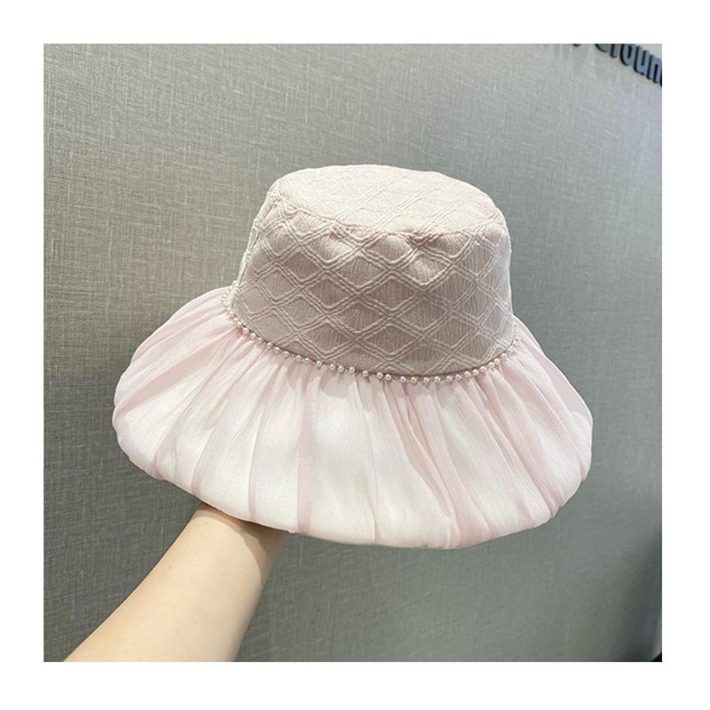 Women's Summer Bucket Hat Foldable Outdoor Sun Hat_voghion.com