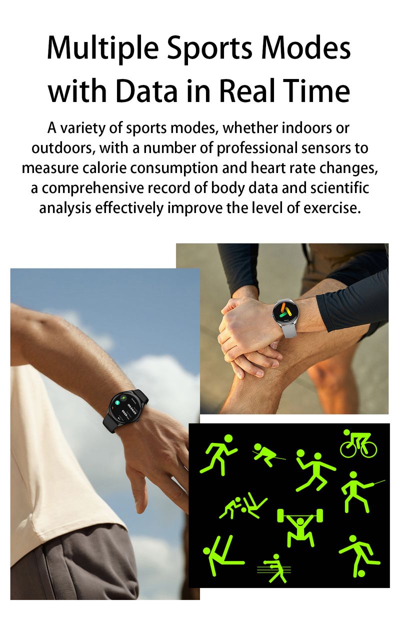 syct GM55 Smart Call Step Count Heart Rate Blood Pressure Health Monitoring Outdoor Sports Multifunctional Watch_voghion.com