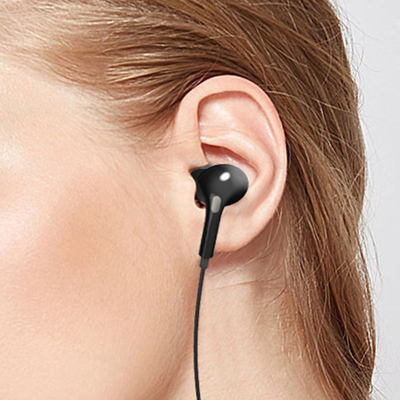 Univerzální kabelový hudební subwoofer do uší Sluchátka do uší s mikrofonem pro telefon_voghion.com
